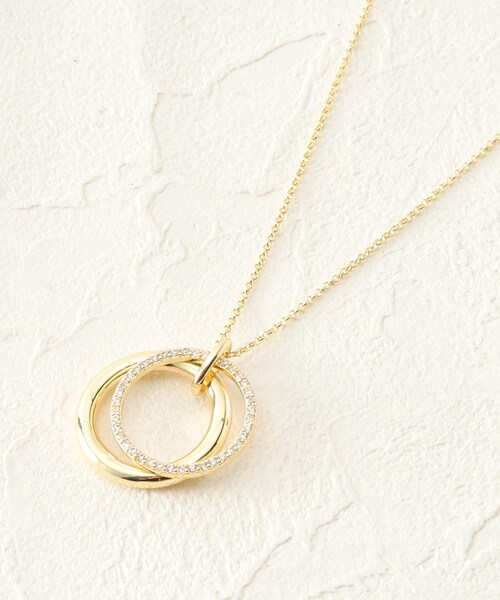 OPAQUE.CLIP(オペークドットクリップ)の「◆ビジューリングネックレス(ネックレス・レディース・ゴールド/シルバー・00)」の4枚目の写真