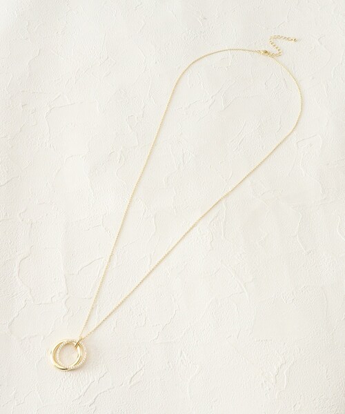 OPAQUE.CLIP(オペークドットクリップ)の「◆ビジューリングネックレス(ネックレス・レディース・ゴールド/シルバー・00)」の9枚目の写真