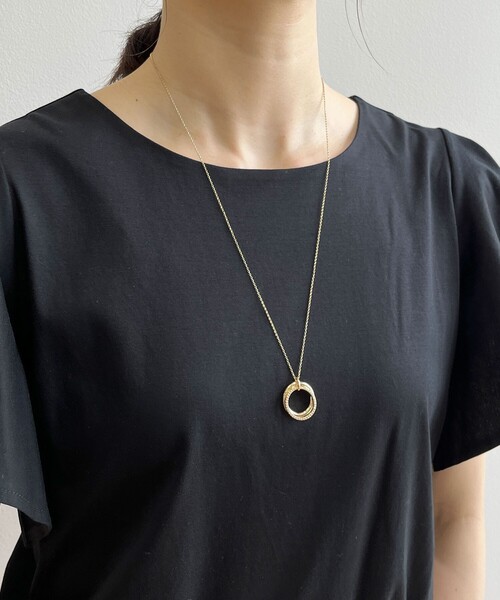 OPAQUE.CLIP(オペークドットクリップ)の「◆ビジューリングネックレス(ネックレス・レディース・ゴールド/シルバー・00)」の1枚目の写真