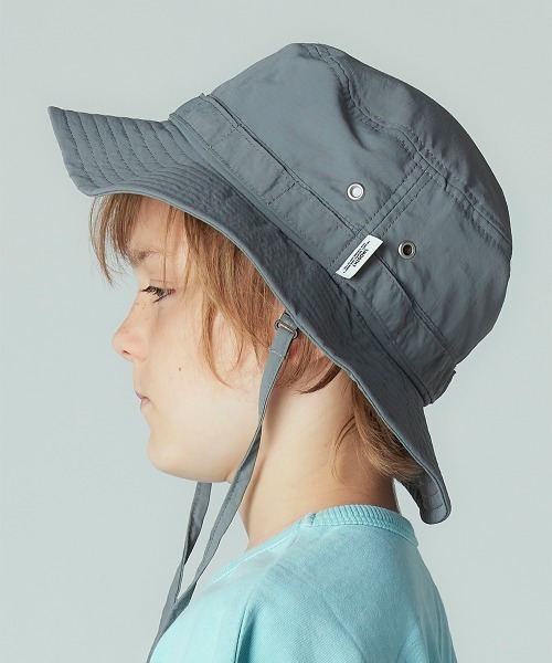 Smoothy(スムージー)の「Smoothy Safari Hat / スムージー サファリハット(ハット・キッズ・オレンジ/ブラック/グレー・FREE)」の2枚目の写真