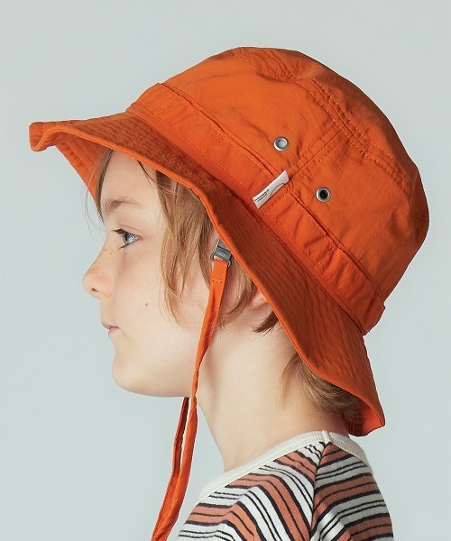 Smoothy(スムージー)の「Smoothy Safari Hat / スムージー サファリハット(ハット・キッズ・オレンジ/ブラック/グレー・FREE)」の3枚目の写真