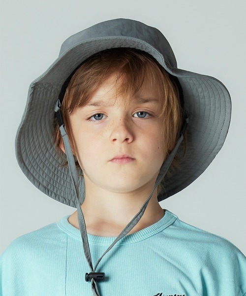 Smoothy(スムージー)の「Smoothy Safari Hat / スムージー サファリハット(ハット・キッズ・オレンジ/ブラック/グレー・FREE)」の7枚目の写真