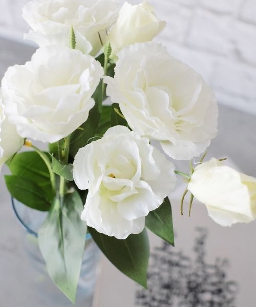 mysty woman(ミスティウーマン)の「リシアンサスブッシュ 194006(インテリア雑貨・レディース・ホワイト系その他/ホワイト系その他2/ホワイト系その他3/ホワイト系その他4・FREE)」の2枚目の写真