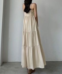 (未使用新品)ベージュ系ワンピース MISCH MASCH ワンピース 2025春夏新作 クルーネック配色ニット