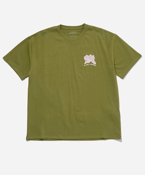 Saturdays NYC(サタデーズ ニューヨークシティ )の「Sz Snyc Relaxed Fit SS Tee(Tシャツ/カットソー・メンズ・ダークブラウン/ネイビー/オリーブ・S/XL/X-SMALL/M/L)」の18枚目の写真