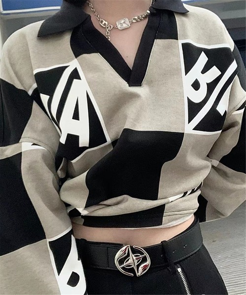 LA VORAGINE（ラ ヴォラジネ）の「デザイン バックル ベルト（ベルト・レディース・ブラック/ブラック系1・FREE）」の11枚目の写真