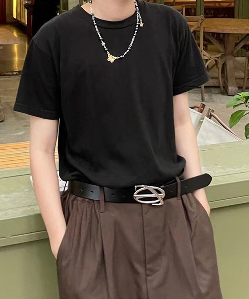 LA VORAGINE（ラ ヴォラジネ）の「デザイン バックル ベルト（ベルト・レディース・ブラック/ブラック系1・FREE）」の5枚目の写真