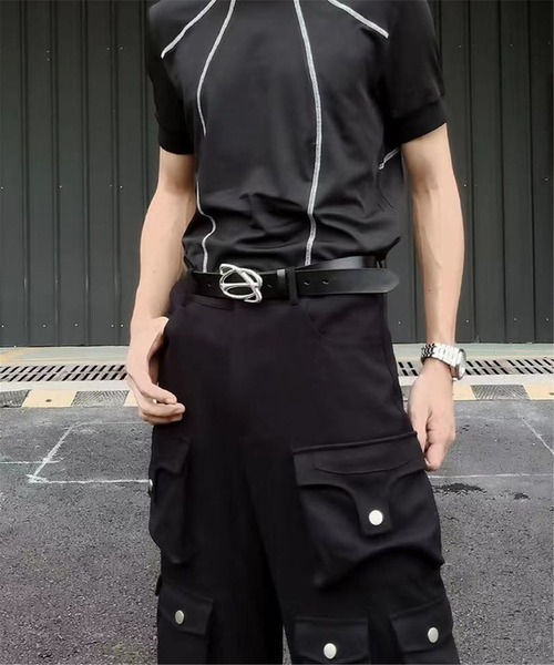 LA VORAGINE（ラ ヴォラジネ）の「デザイン バックル ベルト（ベルト・レディース・ブラック/ブラック系1・FREE）」の16枚目の写真