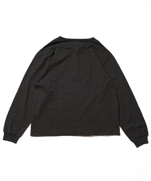 HINSON（ヒンソン）の「HINSON/ヒンソン 別注 ヘンリーネックスラブLS TEE/ヘンリーネックTシャツ/ロンT（Tシャツ/カットソー・メンズ・その他9/ブラック/オリーブ/ホワイト・MEDIUM/LARGE）」の22枚目の写真