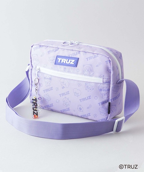 JEANS MATE(ジーンズメイト)の「【TRUZ/トゥルーズ】総柄 ショルダーバッグ(ショルダーバッグ・メンズ・パープル/ブラック・FREE)」の2枚目の写真