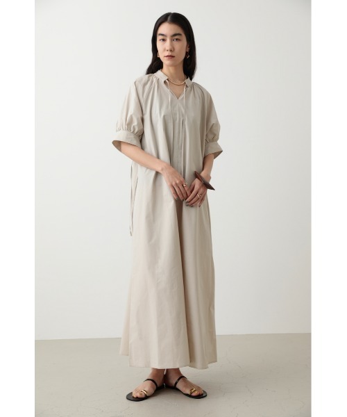 crie conforto(クリーコンフォルト)の「2wayカフタンワンピース(ワンピース・レディース・ライトブルー/ブラック/ベージュ・SMALL/MEDIUM)」の17枚目の写真