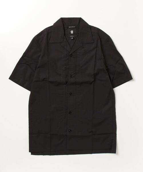 G-STAR（ジースター）の「UTILITY PANEL SHIRT/ショートスリーブ/ワークシャツ（シャツ/ブラウス・メンズ・ダークブラック/ホワイト・X-SMALL/SMALL/MEDIUM/LARGE/X-LARGE）」の15枚目の写真
