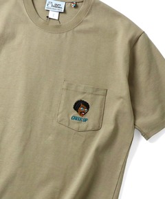 7.4oz CHEER UP刺繍ポケットTEE
