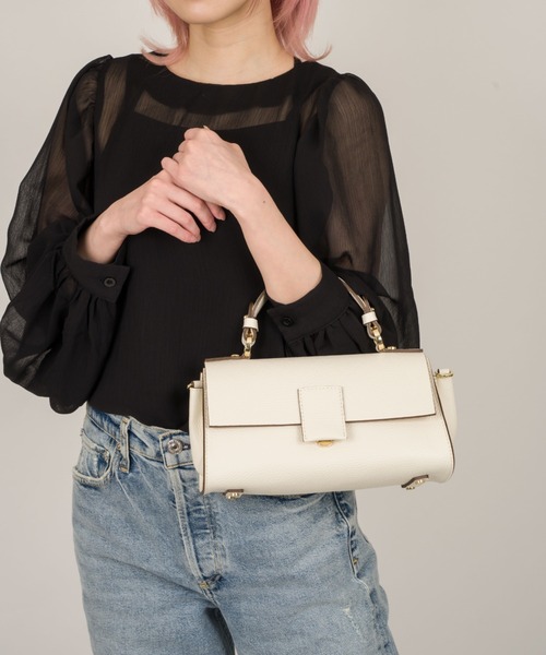 LORISTELLA(ロリステッラ)の「【LORISTELLA/ロリステッラ】BETH ベス ハンドバッグ ショルダー ワンハンドル バッグ(ショルダーバッグ・レディース・ブラック/グレイッシュベージュ/アイボリー/グレー・FREE)」の13枚目の写真