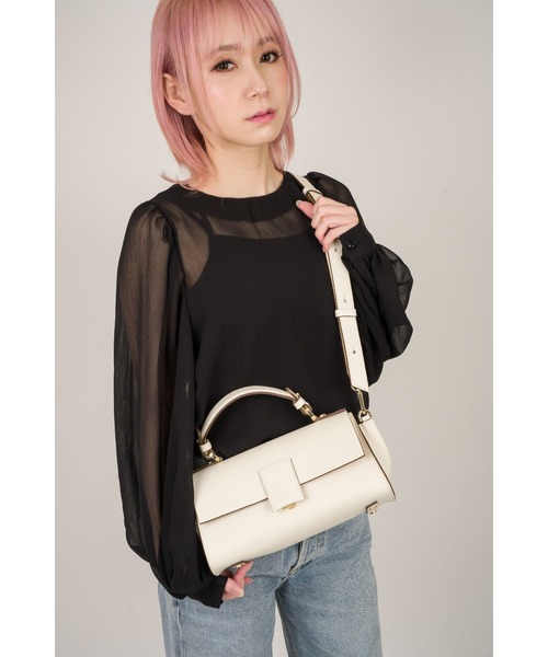 LORISTELLA(ロリステッラ)の「【LORISTELLA/ロリステッラ】BETH ベス ハンドバッグ ショルダー ワンハンドル バッグ(ショルダーバッグ・レディース・ブラック/グレイッシュベージュ/アイボリー/グレー・FREE)」の16枚目の写真