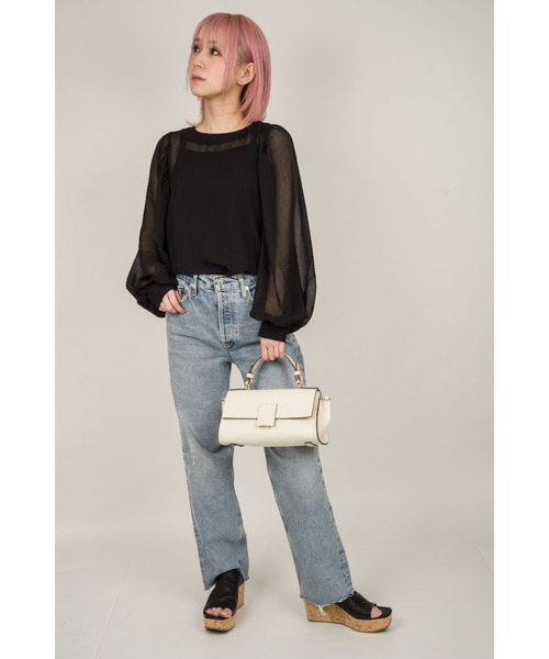 LORISTELLA(ロリステッラ)の「【LORISTELLA/ロリステッラ】BETH ベス ハンドバッグ ショルダー ワンハンドル バッグ(ショルダーバッグ・レディース・ブラック/グレイッシュベージュ/アイボリー/グレー・FREE)」の18枚目の写真