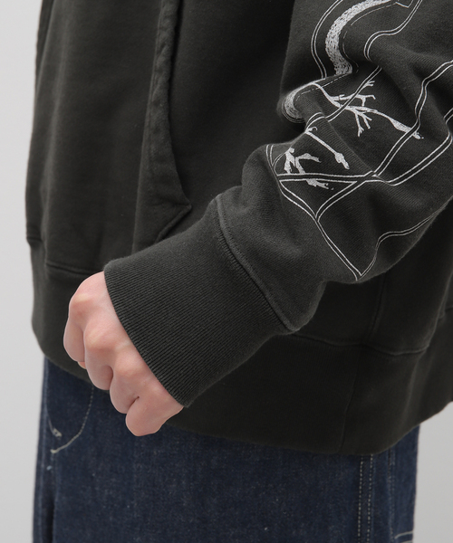 C.E（シーイー）の「【C.E / シーイー】WASHED FRAUDULENCE HOODY（パーカー・メンズ・ブラック・MEDIUM/LARGE）」の10枚目の写真