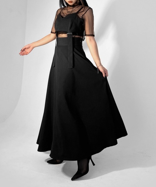 Ai × LVEU. オリジナルビスチェフレアワンピース LVEU. ワンピース 「LVEU.」オリジナルビスチェフレアワンピース