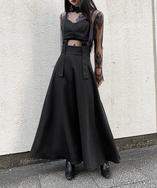 LVEU.】オリジナルビスチェフレアワンピース / ワンピース ワンピ