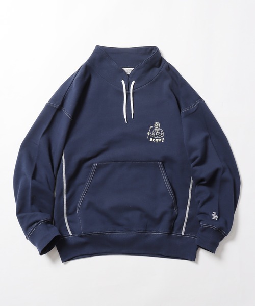 MUNSINGWEAR(マンシングウェア)の「Munsingwear/マンシングウェア BOGEY MAN STAND COLLAR SWEAT SHIRT スウェットシャツ 刺繍(スウェット・メンズ・ブルー/グレー/ネイビー・M/XL/L)」の16枚目の写真
