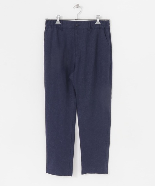ITEMS URBANRESEARCH（アイテムズ アーバンリサーチ）の「テーパーシルエット麻レーヨンRelaxパンツ（その他パンツ・メンズ・ベージュ/ネイビー/ブラック・MEDIUM/LARGE）」の17枚目の写真