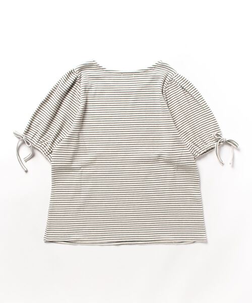 flower（フラワー）の「リボンカフティーズ（Tシャツ/カットソー・レディース・ブラック/ホワイト/ホワイト系その他・FREE）」の10枚目の写真