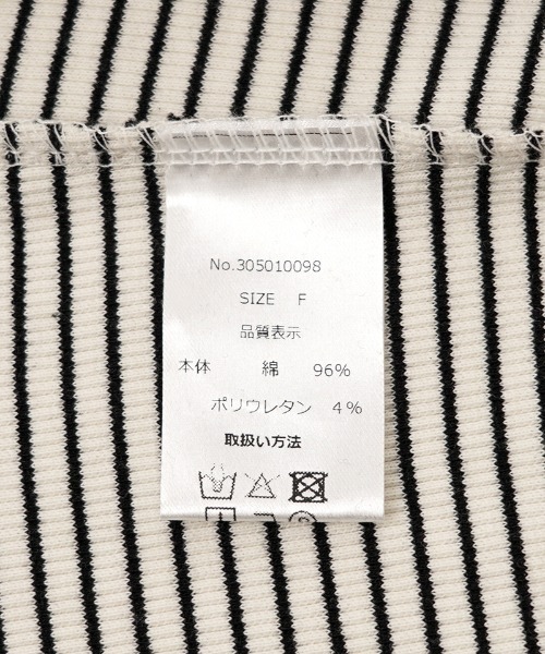 flower（フラワー）の「リボンカフティーズ（Tシャツ/カットソー・レディース・ブラック/ホワイト/ホワイト系その他・FREE）」の9枚目の写真