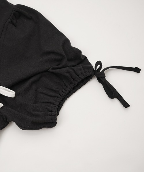 flower（フラワー）の「リボンカフティーズ（Tシャツ/カットソー・レディース・ブラック/ホワイト/ホワイト系その他・FREE）」の7枚目の写真