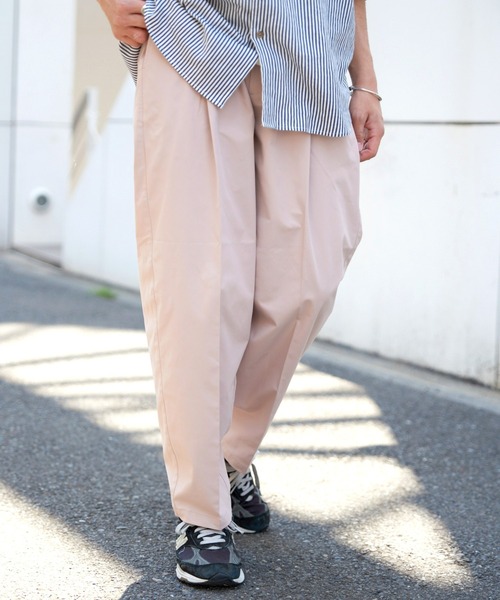 CIAOPANIC TYPY（チャオパニックティピー）の「バルーンシルエットイージーケアテーパードパンツ（その他パンツ・メンズ・チャコールグレー/ブラック/サーモンピンク/グリーン/ベージュ・MEDIUM/LARGE）」の5枚目の写真