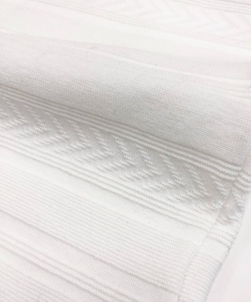 A.S.M（エーエスエム）の「ジャカードボーダー / ホリゾンタルカラー ポロシャツ（半袖）（ポロシャツ・メンズ・ブラック/ホワイト/ネイビー・48/50）」の16枚目の写真