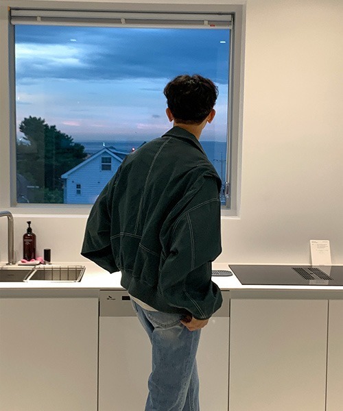 ASCLO（エジュクロ）の「ASCLO  Viper Stitch Leather Jacket（ライダースジャケット・メンズ・ブルーグリーン/ブラック・FREE）」の11枚目の写真