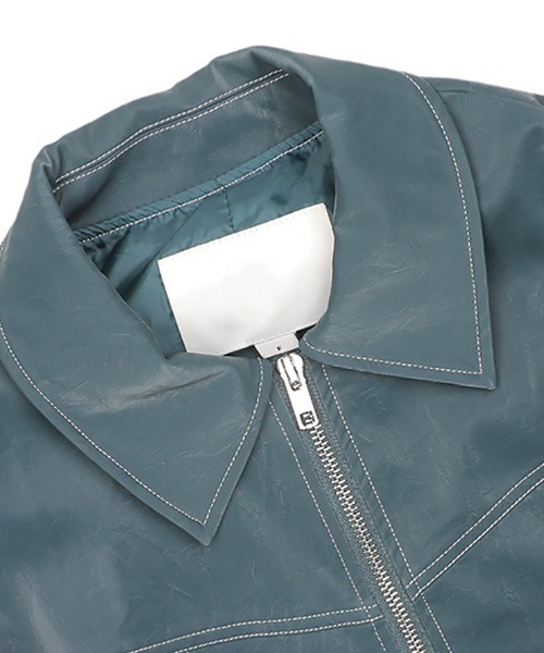 レザージャケット・コート ASCLO High Stitch Collar Jacket (2color) ASCLO High Stitch Collar Jacket (2color) アウター・ジャケット