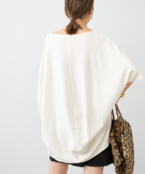 plage（プラージュ）の「jacquard drape プルオーバー（Tシャツ