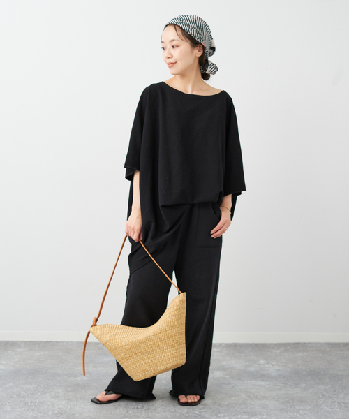 plage（プラージュ）の「jacquard drape プルオーバー（Tシャツ