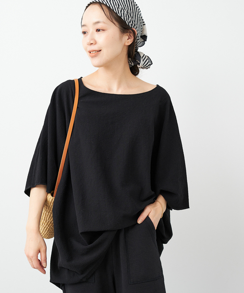 plage（プラージュ）の「jacquard drape プルオーバー（Tシャツ