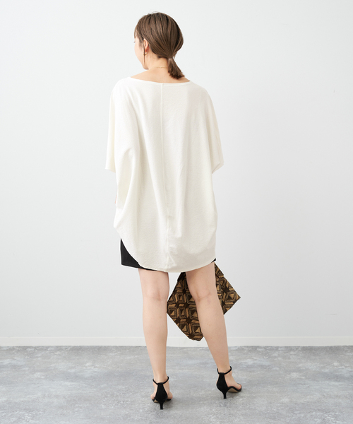 plage（プラージュ）の「jacquard drape プルオーバー（Tシャツ