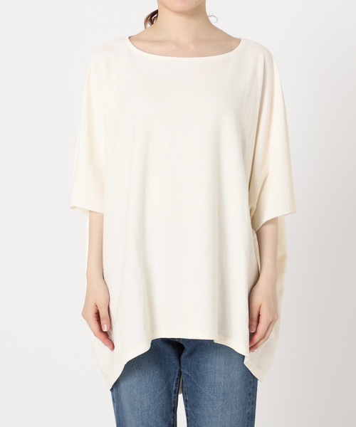 plage（プラージュ）の「jacquard drape プルオーバー（Tシャツ