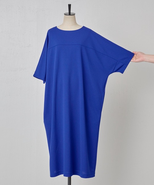BEARDSLEY（ビアズリー）の「ドライタッチヨーク切り替えワンピース（ワンピース・レディース・ブルー/ブラック・FREE）」の10枚目の写真