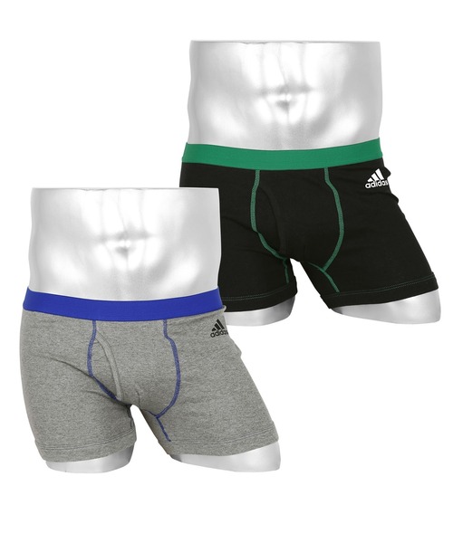 adidas☆2PK-ボクサーショーツ 2色 2枚セット【英国発】 adidas☆2PK-ボクサーショーツ 2色 2枚セット【英国発】