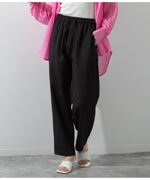 ANAP（アナップ）の「ウエストゴムイージーパンツ（その他パンツ・レディース・イエロー/グリーン/ブラック/オフホワイト・FREE）」の3枚目の写真