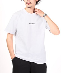 TRAP/U(トラップユー)ロゴプリント半袖Tシャツ
