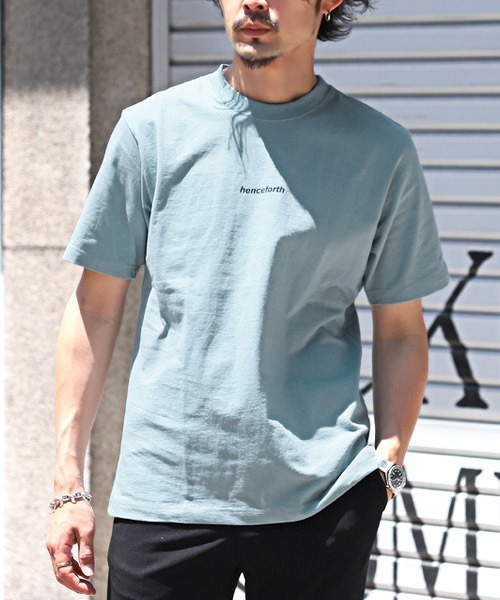 LUXSTYLE(ラグスタイル)の「TRAP/U(トラップユー)ロゴプリント半袖Tシャツ(Tシャツ/カットソー・メンズ・ホワイト/ブラック/ブルー・L/M)」の3枚目の写真