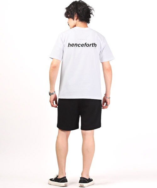LUXSTYLE(ラグスタイル)の「TRAP/U(トラップユー)ロゴプリント半袖Tシャツ(Tシャツ/カットソー・メンズ・ホワイト/ブラック/ブルー・L/M)」の7枚目の写真