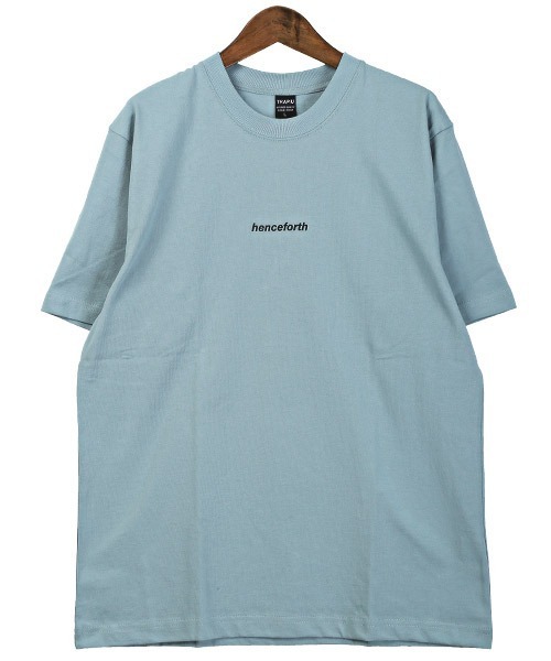 LUXSTYLE(ラグスタイル)の「TRAP/U(トラップユー)ロゴプリント半袖Tシャツ(Tシャツ/カットソー・メンズ・ホワイト/ブラック/ブルー・L/M)」の9枚目の写真