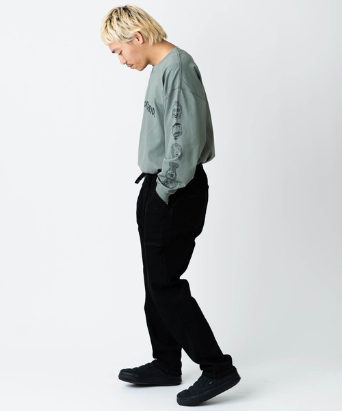 パンツ yudetamago OMNIGOD womens / オムニゴッド ] 10ozデニム 5Pイージーワイド