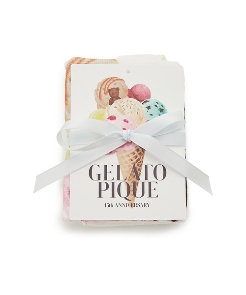 gelato pique（ジェラートピケ）の「【15th】ハンドタオル（ハンカチ/ハンドタオル・レディース・オフホワイト/ピンク・FREE）」の9枚目の写真
