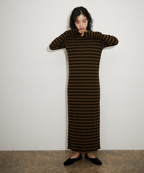 MILLER（ミラー）の「【MILLER for ADAM ET ROPE'】別注 DRESS（ワンピース・レディース・ブラウン/ブラック・FREE）」の11枚目の写真