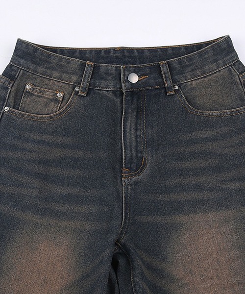 Theater code（シアターコード）の「vintage like denim pants/ヴィンテージライク デニムパンツ（デニムパンツ・メンズ・ネイビー・M/L/S）」の6枚目の写真