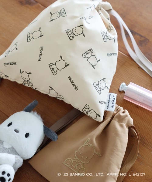 LEPSIM(レプシィム)の「【サンリオキャラクターズ】巾着2Pセット 907703(ポーチ・レディース・グレー/グリーン/イエロー/ライトパープル/ブルー/オレンジ・ONE SIZE)」の5枚目の写真