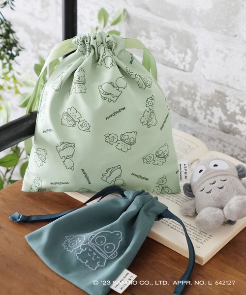 LEPSIM(レプシィム)の「【サンリオキャラクターズ】巾着2Pセット 907703(ポーチ・レディース・グレー/グリーン/イエロー/ライトパープル/ブルー/オレンジ・ONE SIZE)」の3枚目の写真